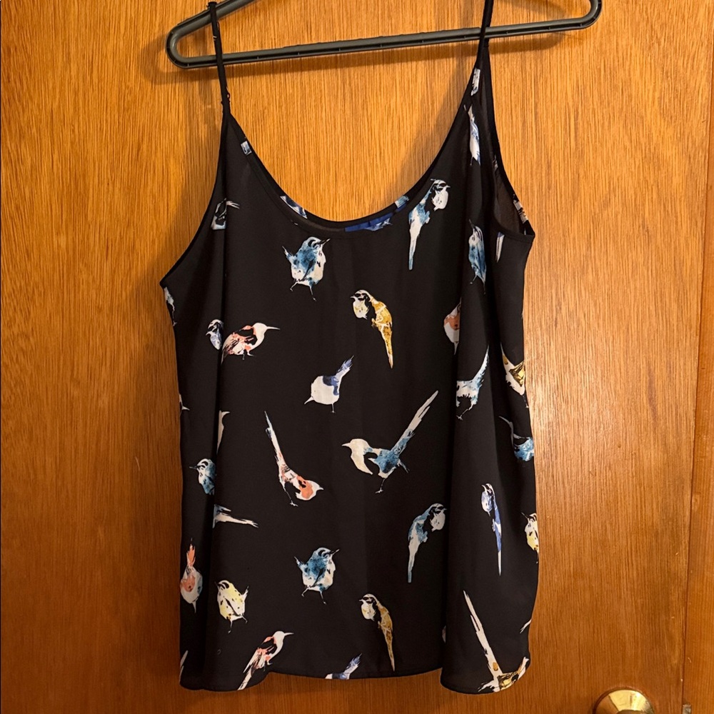 Apt. 9 Black Top with Blue Logo Tag